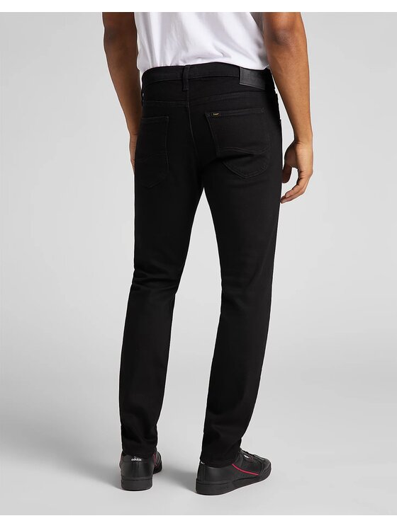 Lee Lee Jeansy LUKE Czarny Slim Fit