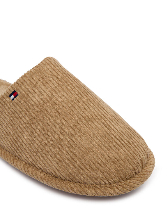 Tommy Hilfiger Tommy Hilfiger Sussid Corduroy House Shoes FM0FM06019 Beež
