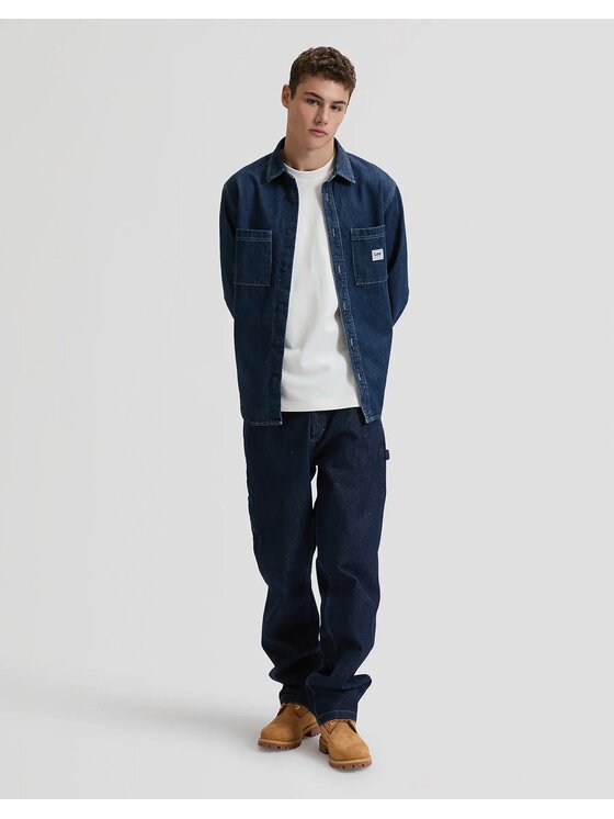 Lee Lee Jeansy WORKWEAR Niebieski Regular Fit