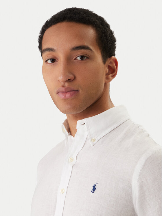 Polo Ralph Lauren Polo Ralph Lauren Cămașă 710968912500 Alb Custom Fit