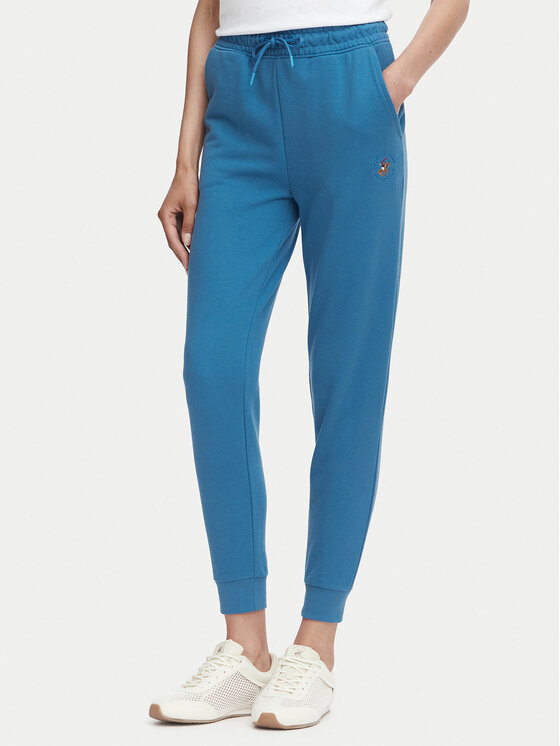 Beverly Hills Polo Club Pantaloni trening P-SS26W-TF546550 Albastru Regular Fit
