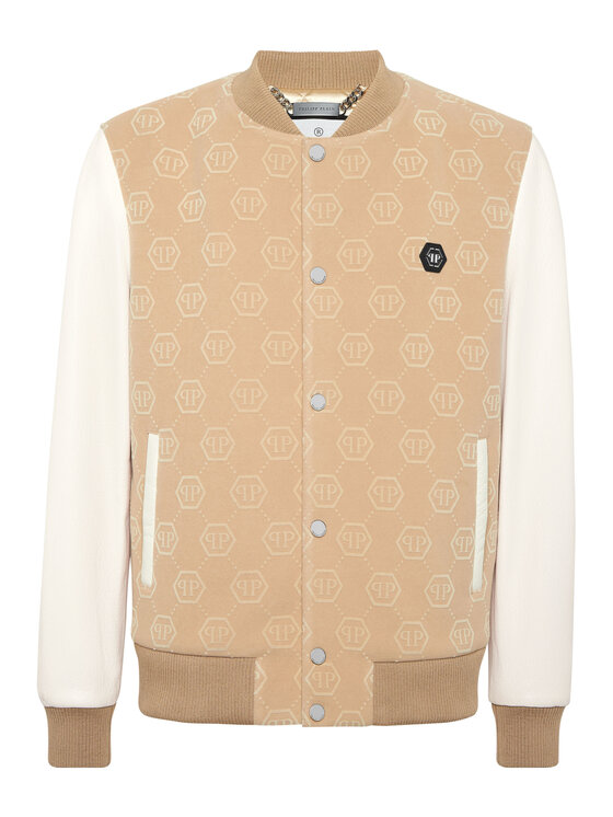 PHILIPP PLEIN PHILIPP PLEIN Bundy bomber 26087 Béžová Regular Fit