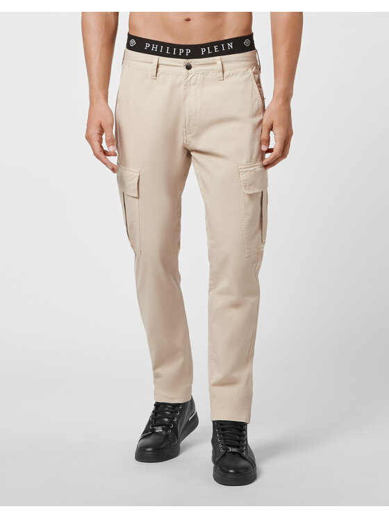 PHILIPP PLEIN PHILIPP PLEIN Pantaloni cargo 5457 Beige Cargo Fit