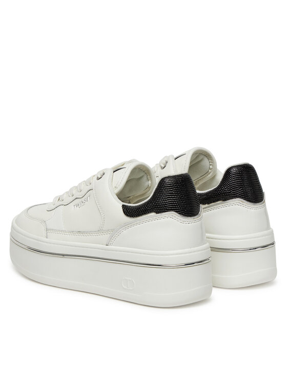 TWINSET TWINSET Sneakersy 251TCP014 Biały