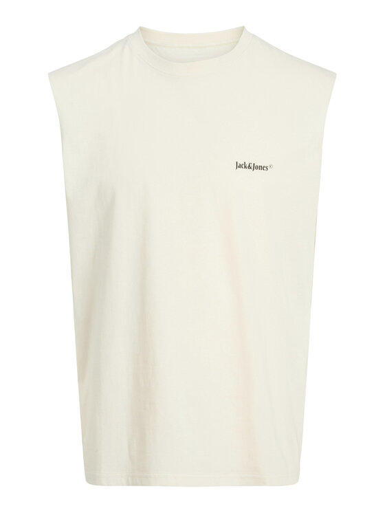 Jack&Jones Jack&Jones Majica brez rokavov Varenna 12273524 Écru Oversize