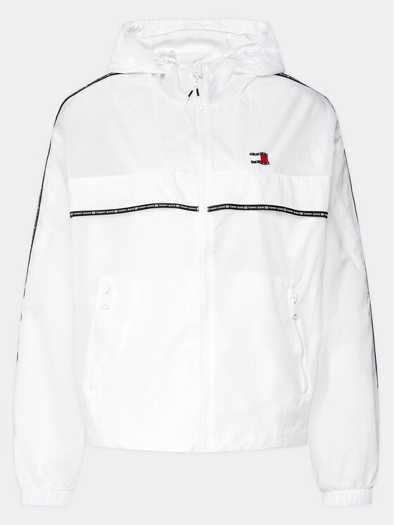 Tommy Jeans Tommy Jeans Geacă de vânt Chicago DW0DW17753 Alb Regular Fit