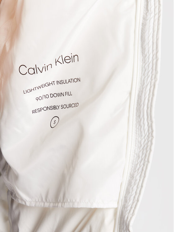 Calvin Klein Calvin Klein Pehelykabát Seamless Lofty K20K204691 Ekru Regular Fit