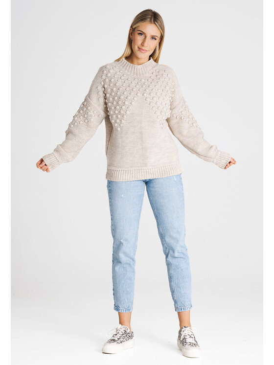 FIGL FIGLFIGL Maglione M982 Beige Regular Fit