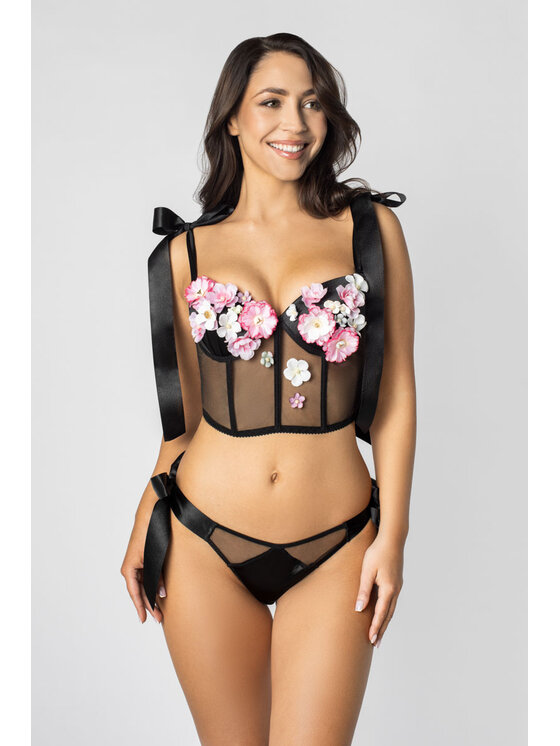 White Rvbbit White Rvbbit Gorset Oh, Girl! Czarny Ladies Fit