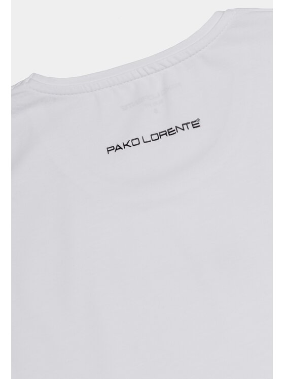 Pako Lorente Pako Lorente T-Shirt P0B2B-TT-001 Biały Regular Fit