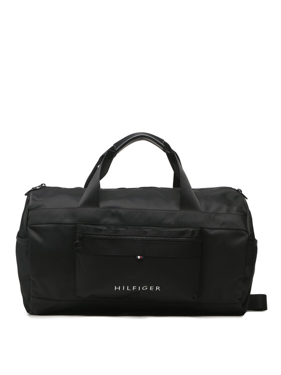 Tommy Hilfiger Tommy Hilfiger Taška Th Skyline Duffle AM0AM11322 Černá