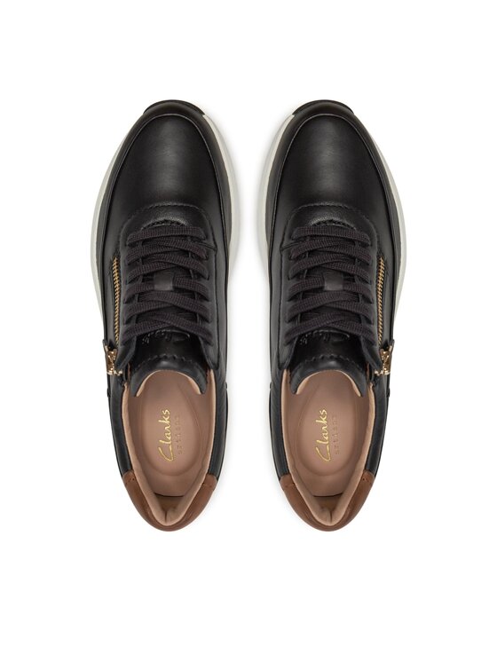 Clarks Clarks Sneakersy Tivoli Zip 26176648 Czarny