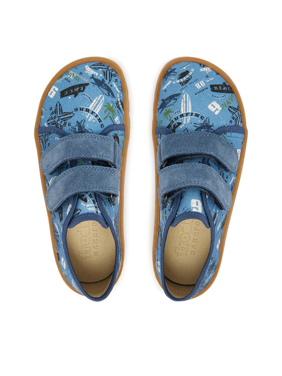 Froddo Froddo Παντόφλες Σπιτιού Barefoot Canvas G1700440-6 D Μπλε