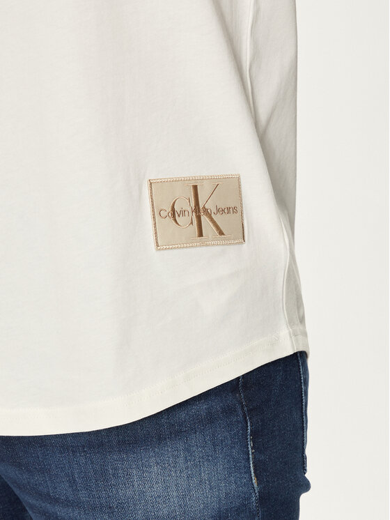 Calvin Klein Jeans Calvin Klein Jeans Tricou J30J323482 Écru Regular Fit