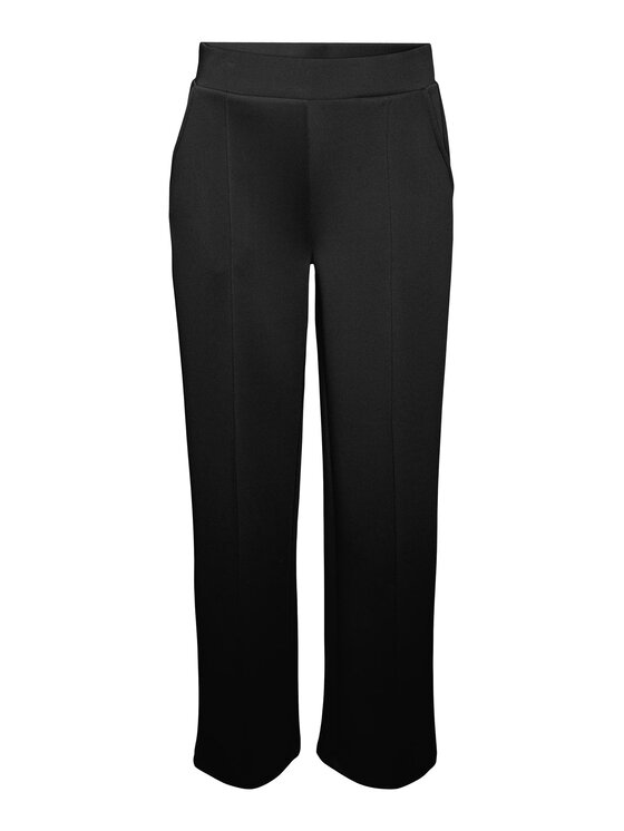 Vero Moda Vero Moda Medžiaginės kelnės 10296830 Juoda Relaxed Fit