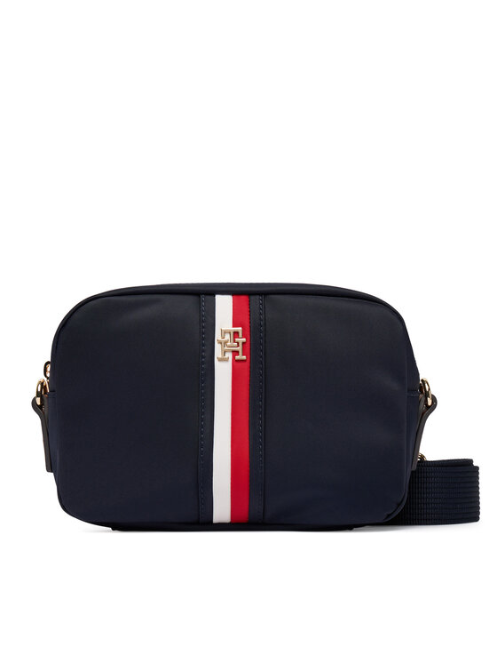 Tommy Hilfiger Torbica Popette Camera Bag Corp AW0AW19023 Tamnoplava
