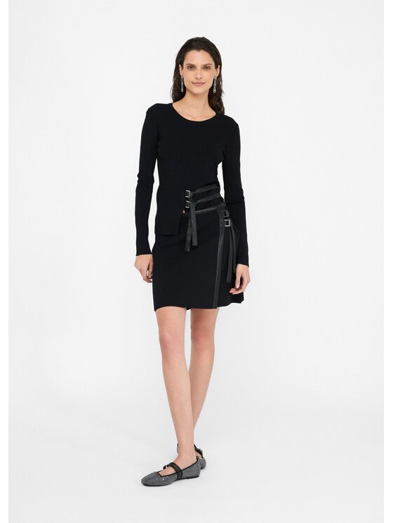 Liu Jo Liu Jo Minigonna MF5043MS55N22222 Nero Regular Fit