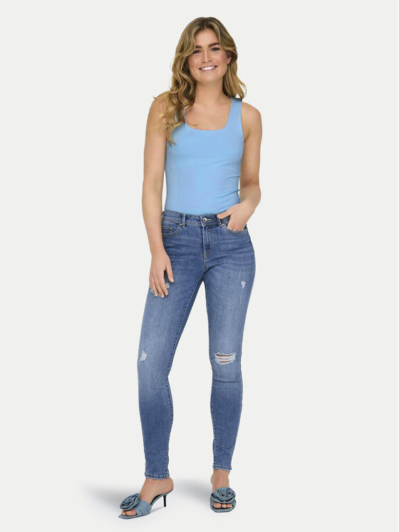 ONLY ONLY Topiņš Lea 15278090 Zils Regular Fit