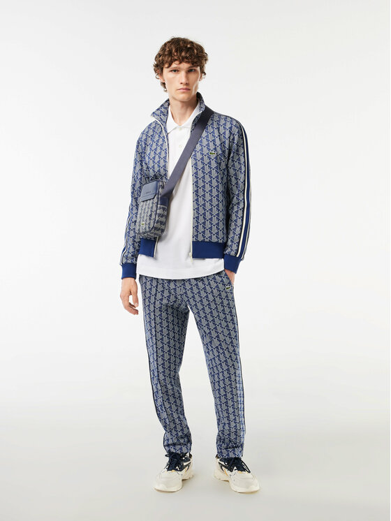 Lacoste Lacoste Mikina SH1368 Modrá Regular Fit
