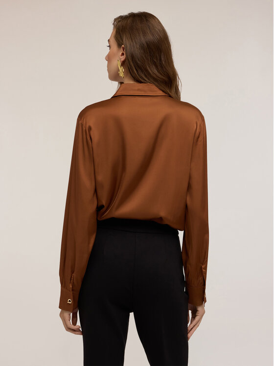 Motivi Motivi Camicia 5273Q000869N022 Marrone Regular Fit