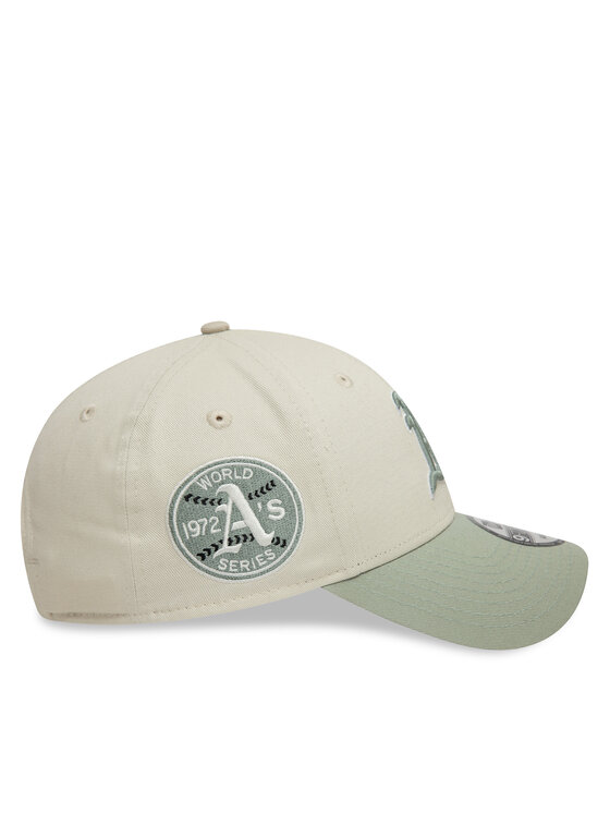 New Era New Era Kepurė su snapeliu Oakland Athletics World Series Patch 9FORTY 60595244 Smėlio