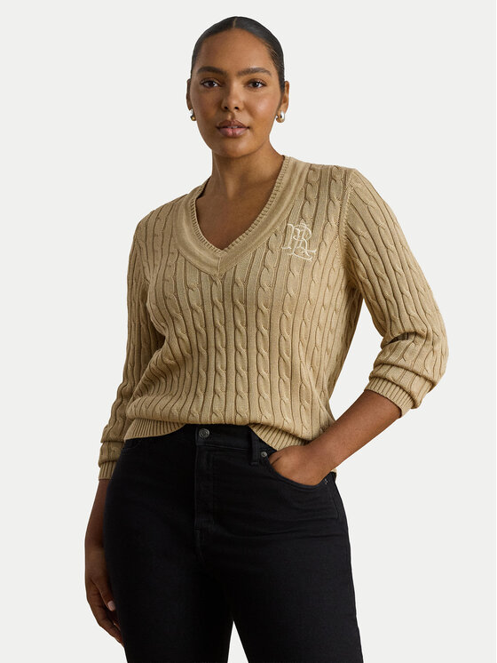 LAUREN RALPH LAUREN LAUREN RALPH LAUREN Svetr Meren 200888795013 Béžová Regular Fit