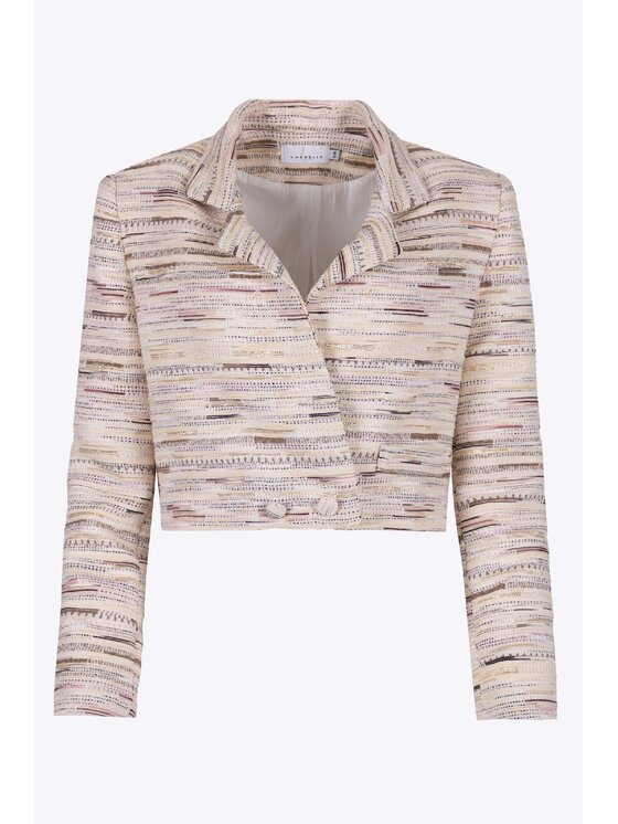 LAURELLA LAURELLA Marynarka 8UL004 Pomarańczowy Regular Fit