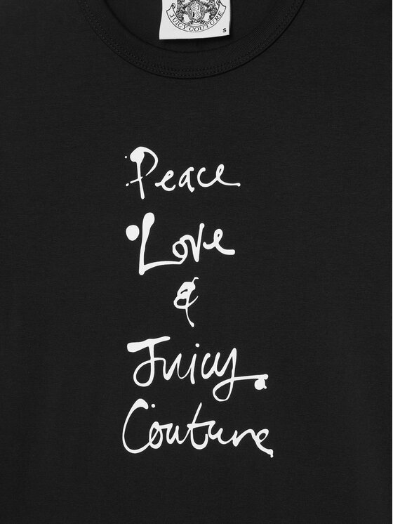 Juicy Couture Juicy Couture Tricou JCNCT225458 Negru Regular Fit