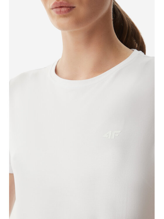 4F 4F T-shirt NOS Bianco Slim Fit