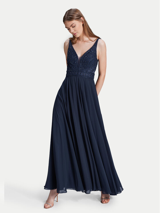 Hey Kyla Swing Estélyi ruha 5AH005HK Sötétkék Slim Fit