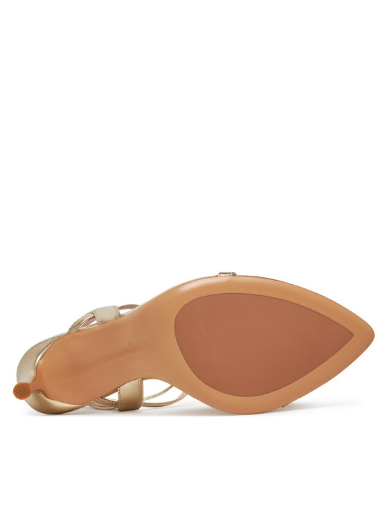 TWINSET TWINSET Sandale 251TGT102 Zlatna
