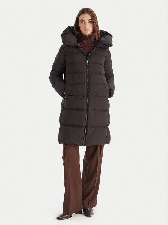 Hetregó Hetregó Pūkinė striukė Lena 8P697 25WD08 Juoda Regular Fit