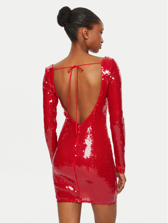 BARDOT BARDOT Коктейльна сукня Verona 59513DB1 Червоний Slim Fit