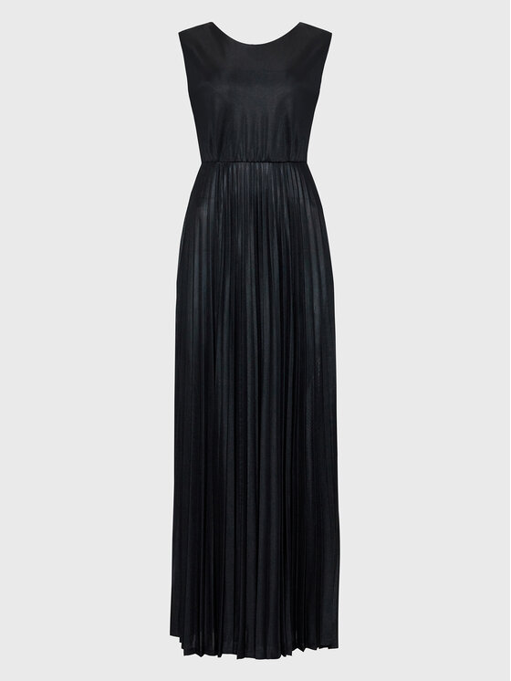 Kontatto Kontatto Abendkleid M1419 Schwarz Regular Fit