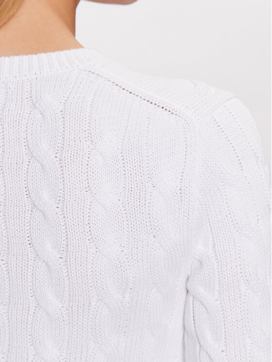 Polo Ralph Lauren Polo Ralph Lauren Cardigan 211891643001 Alb Regular Fit
