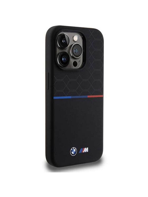 BMW Motorsport BMW Motorsport Etui na telefon Apple iPhone 15 Pro Czarny