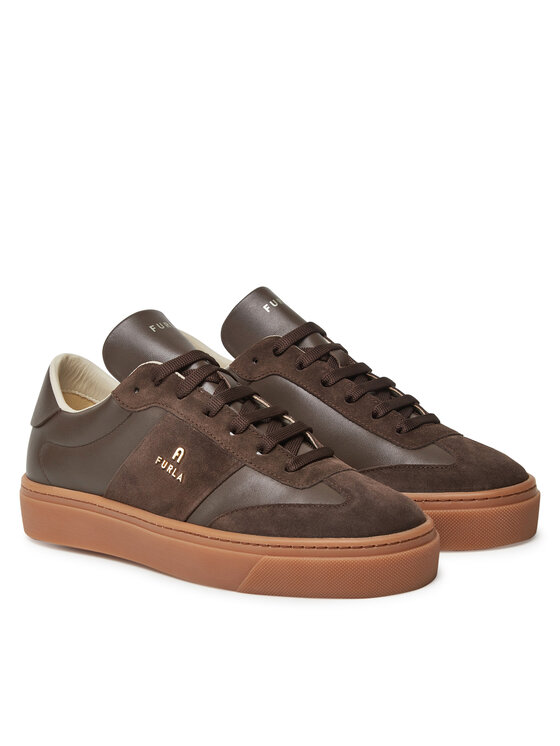Furla Furla Sneakersy Enjoy Lace-Up YI79ENJ BX3712 PT 2566S Bordová