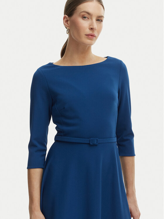 Rinascimento Rinascimento Kokteiļkleita CFC0127892003 Zils Regular Fit