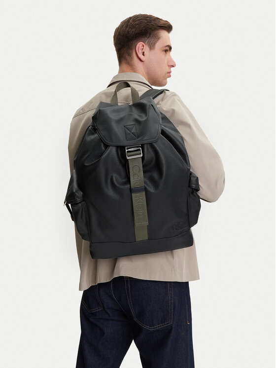 Calvin Klein Jeans Calvin Klein Jeans Σακίδιο Cargo Flap Backpack 43 LV04G3077G Μαύρο