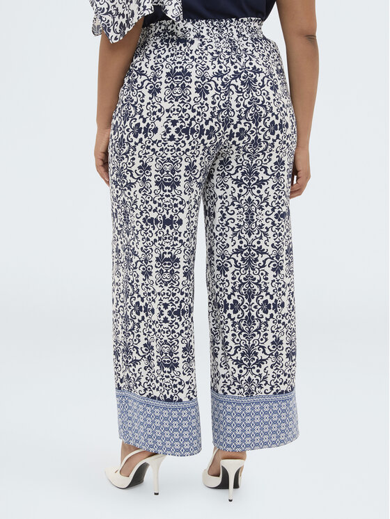 Fiorella Rubino Fiorella Rubino Pantaloni di tessuto P042T105304N0Z4 Blu Regular Fit