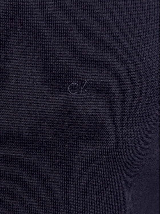 Calvin Klein Calvin Klein Sweter K10K109474 Granatowy Regular Fit