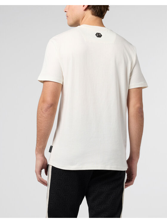 PHILIPP PLEIN PHILIPP PLEIN T-Shirt 29723 Biały Regular Fit