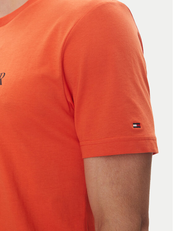 Tommy Hilfiger Tommy Hilfiger T-särk Brand Love MW0MW40324 Oranž Regular Fit