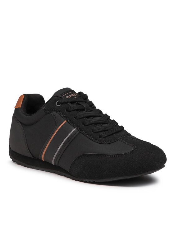 Lanetti Lanetti Sneakersy MP07-01378-03 Czarny