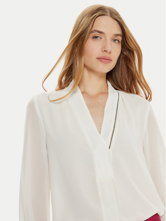 Rinascimento Rinascimento Palaidinė CFC0121170003 Balta Regular Fit