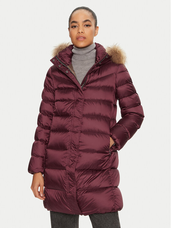 Hetregó Hetregó Pehelykabát Leonie 8N603M Bordó Regular Fit