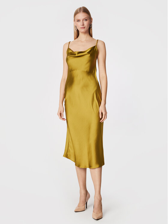 Imperial Cocktail obleka ACZ6EBA Zelena Regular Fit