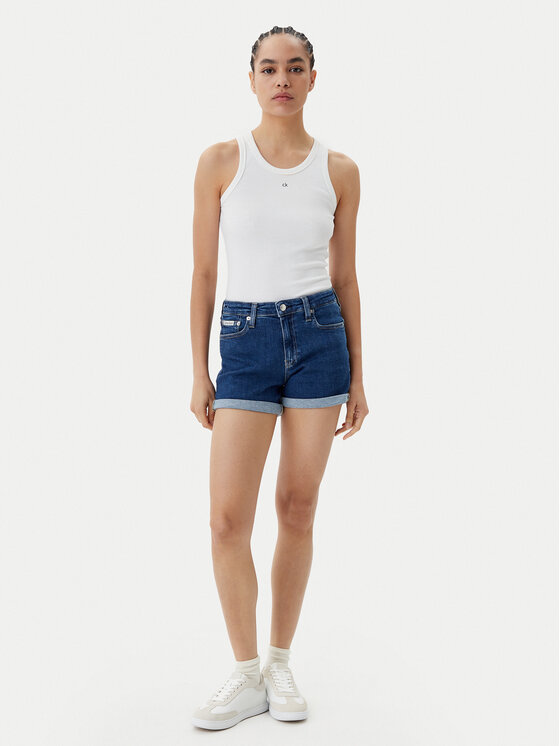 Calvin Klein Jeans Calvin Klein Jeans Džínové šortky J20J225160 Tmavomodrá Regular Fit