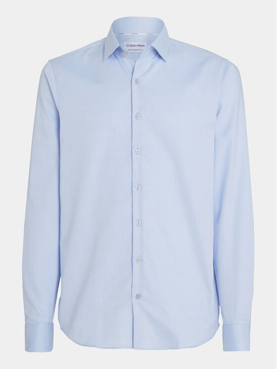 Calvin Klein Koszula K10K108426 Niebieski Slim Fit | Modivo.pl