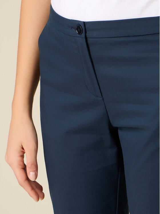 Oltre Oltre Pantaloni di tessuto P02CR009296N034 Blu Boy Fit